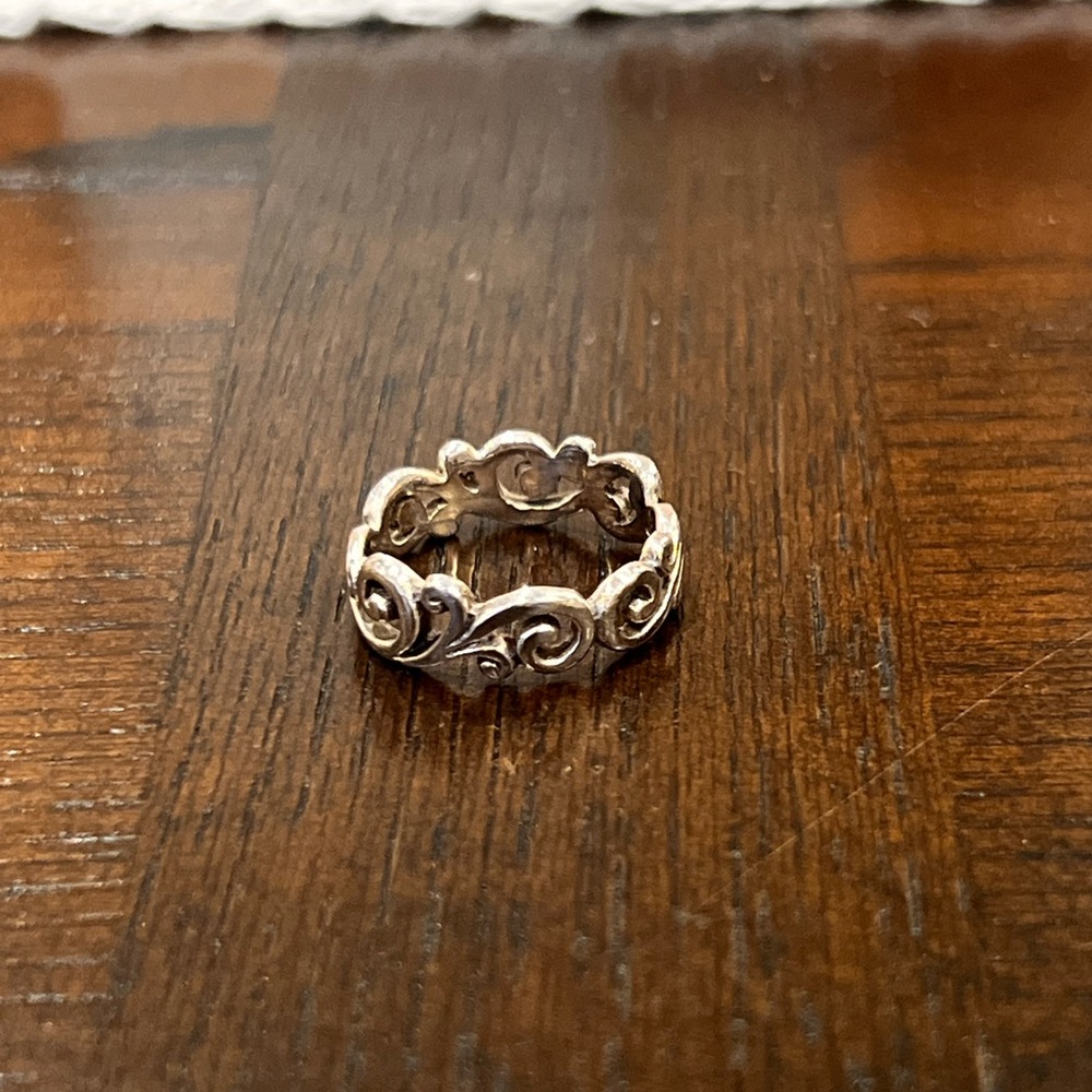 Silver Swirl Ring